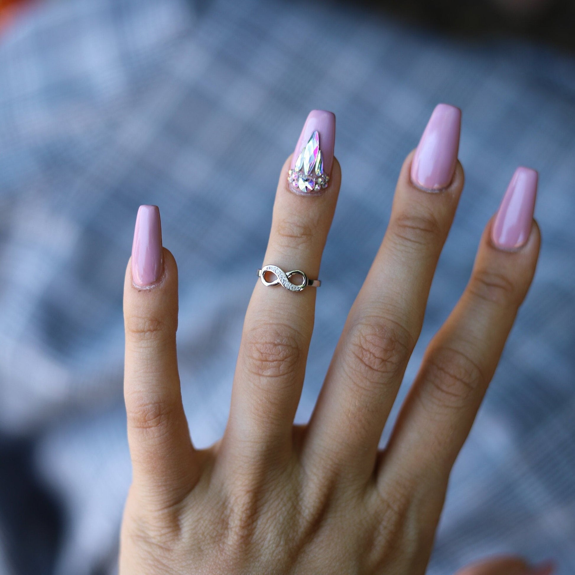 Willow - Handmade midi ring, Knuckle Chevron Silver Rings, Knuckle rings set, Silver midi rings, Knuckle rings