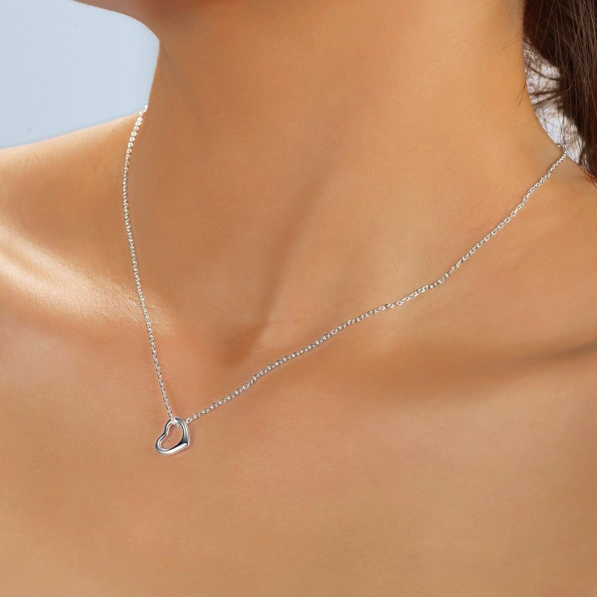 Tiffany and co dainty on sale necklace