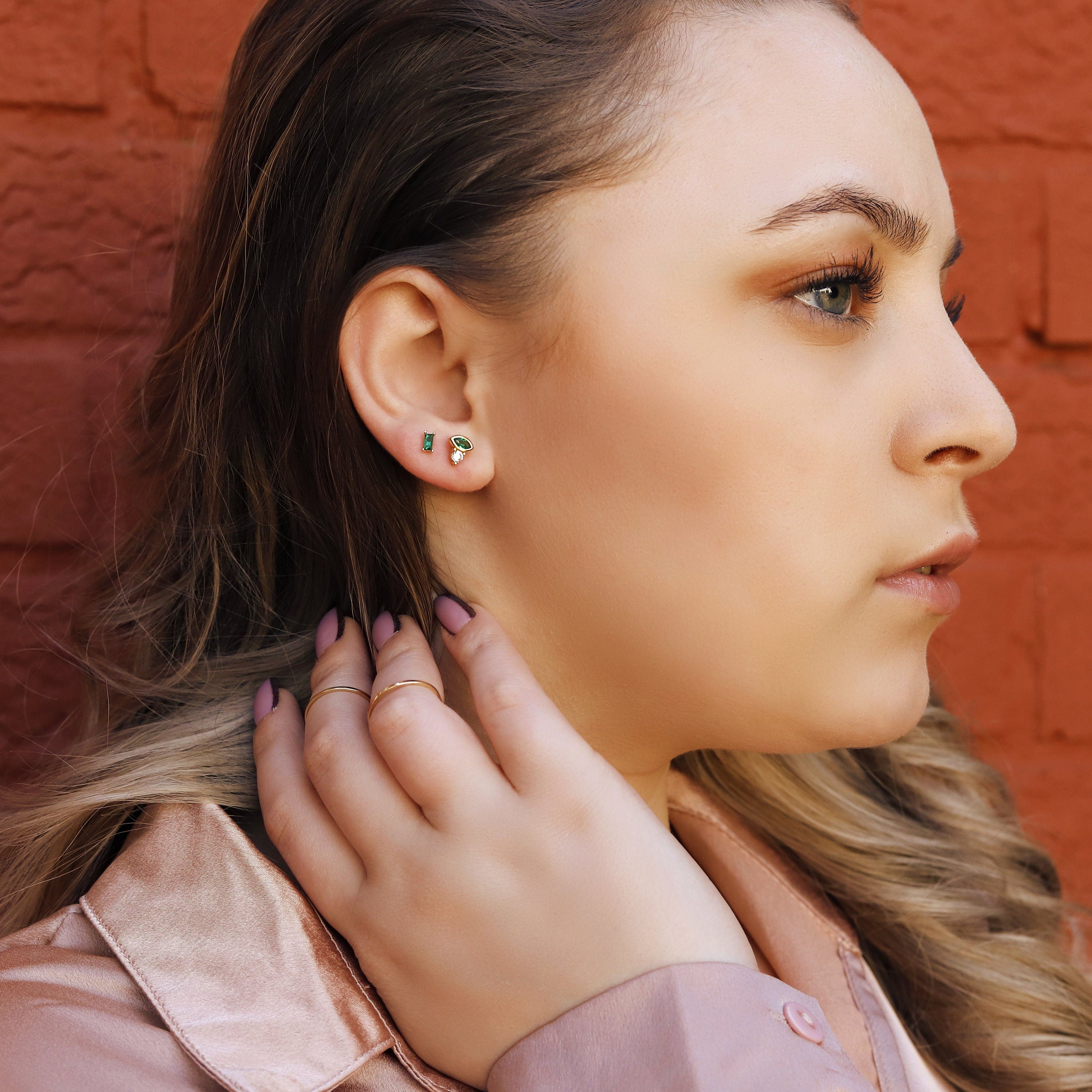 Tiny Stud Earrings - New Minimalist Earrings - Minimalist Earrings - Eye Studs - Tiny Earrings - Earrings Sets for Multiple Piercings
