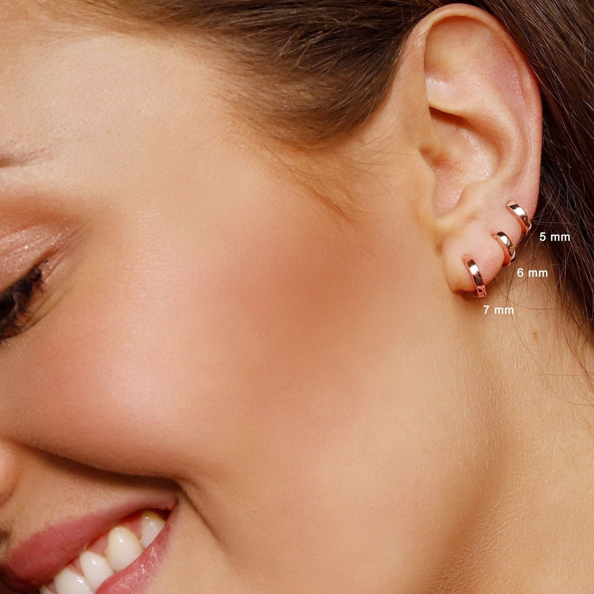 Rose gold hot sale conch piercing