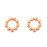BEDA - Silver Circle Earrings - Amber James Jewellery
