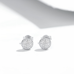 MARWA - Pave Stud Earrings - Amber James Jewellery