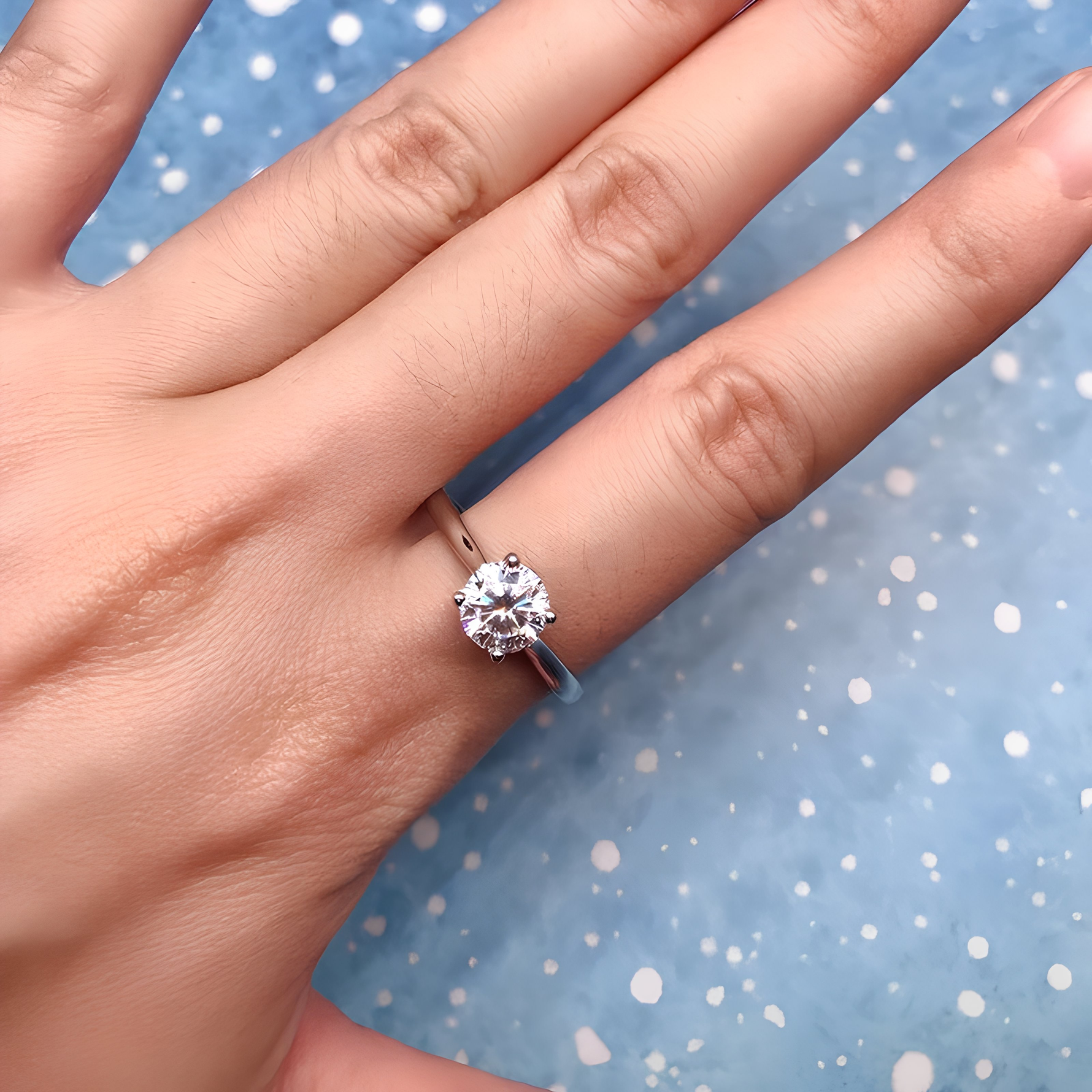 ELSA - Sterling Silver Simulated Diamond Eternity Engagement & Wedding Rings - Amber James Jewellery