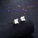 FAYE - Silver Stud Earring - Amber James Jewellery