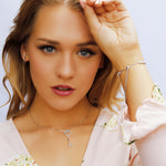 Bethia Sterling Silver Satellite Bracelet | Delicate Elegance - Amber James Jewellery