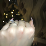 QUINN - Round Floral Solitaire Engagement Ring - Amber James Jewellery