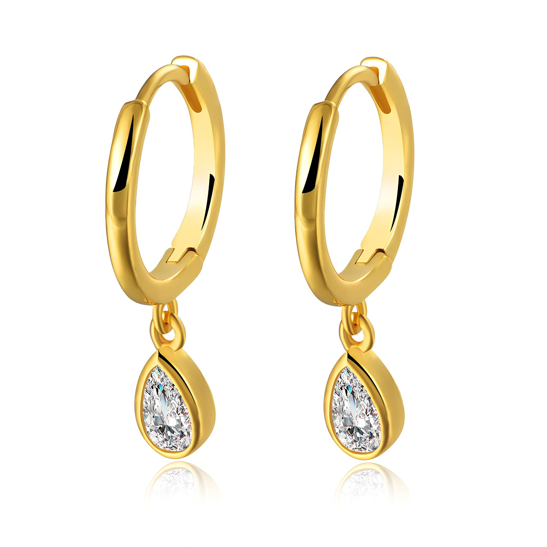 JULIETTE - Tiny Huggie Hoop Earrings - Amber James Jewellery