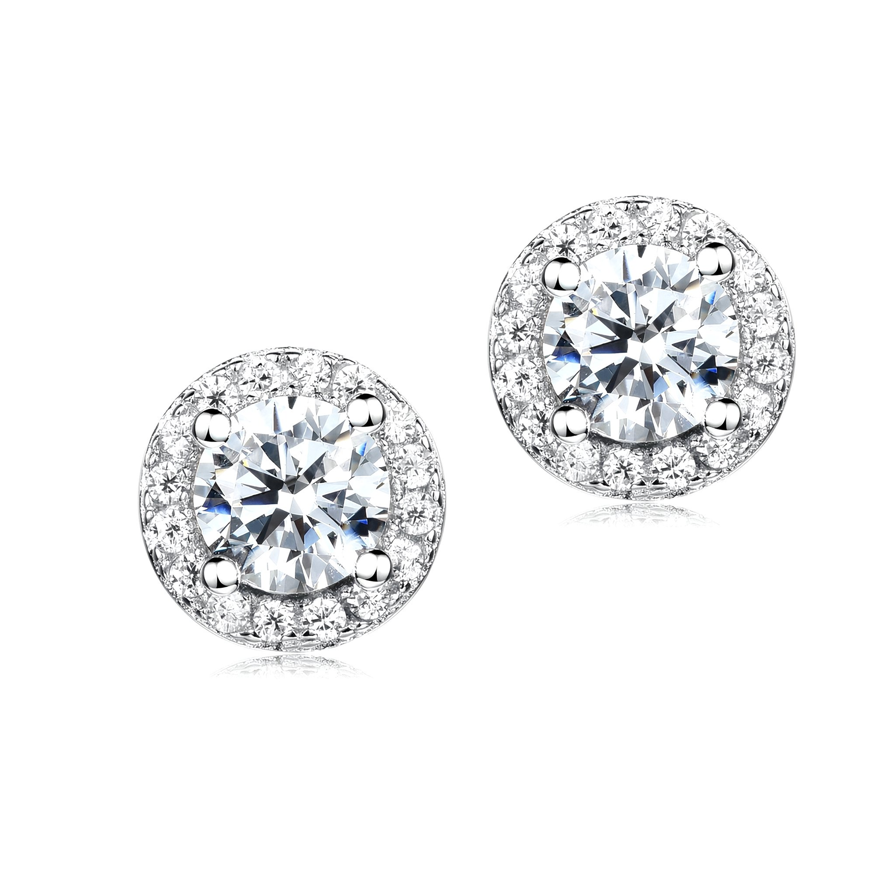 PRIMROSE - Sterling Silver Stud Earring - Amber James Jewellery