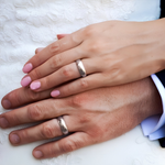 CHLOE - Sterling Silver plain court style unisex band ring - Amber James Jewellery
