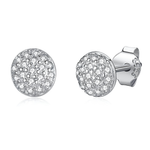 MARWA - Pave Stud Earrings - Amber James Jewellery