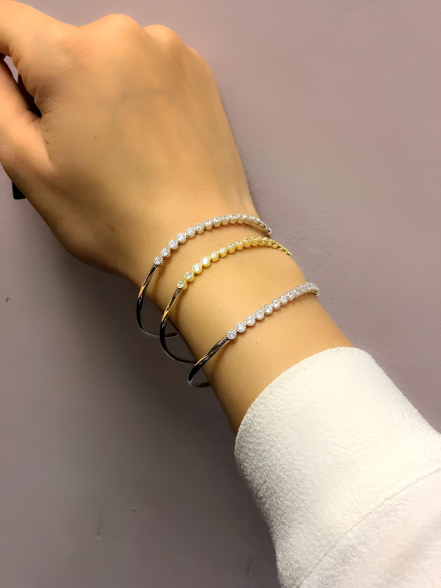 BERRY - Gorgeous Bubble Bangle Bracelet For Women. - Amber James Jewellery