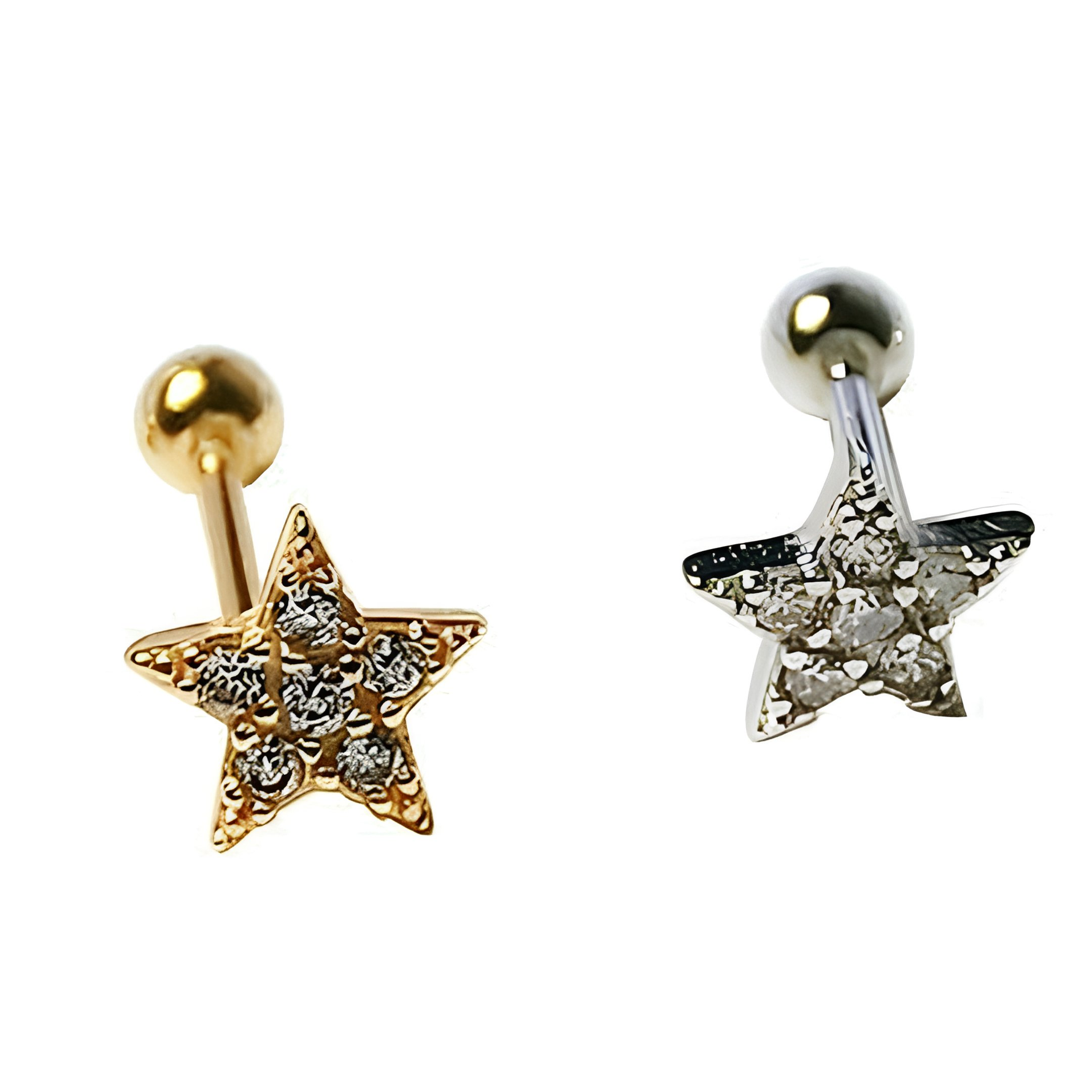 ASTRINA - Tiny CZ Moon & Star Earring, Dainty CZ Earrings, Huggie Earrings, Lobe Piercing, Cartilage Piercing, Cubic Zirconia, Minimalist Earring - Amber James Jewellery