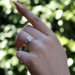 Rebecca - Sterling Silver Engagement Ring | Promise Ring for women | Anniversary | Infinity Ring in US UK size | High Quality! - Amber James Jewellery
