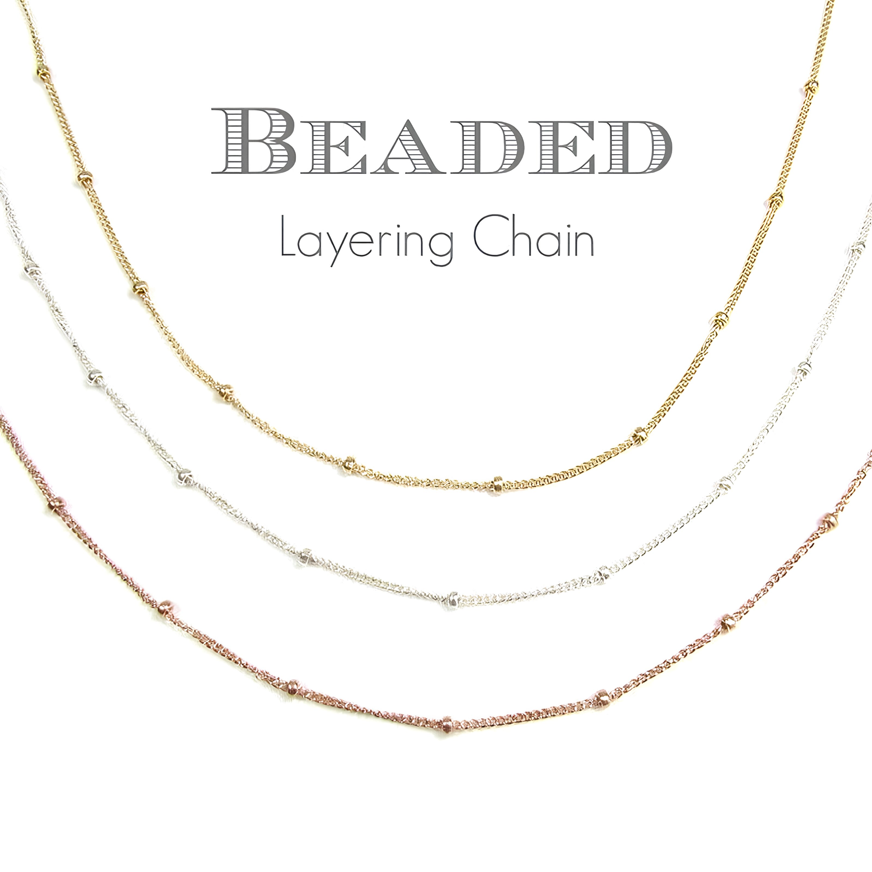 ERIKA - Delicate Layered Necklaces - Amber James Jewellery