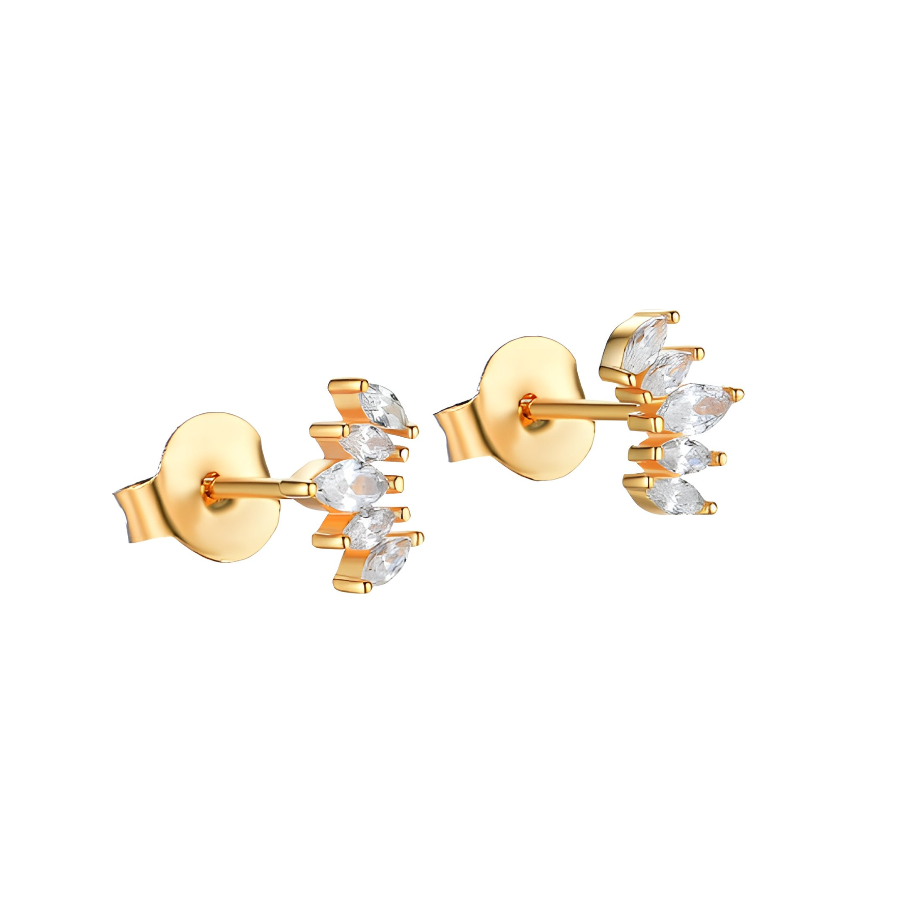 BETTY - Huggie Hoop Earrings • gold conch hoop • cartilage hoop • hoop earrings • silver pave ring hoop • tragus hoop • small helix hoop - Amber James Jewellery