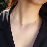 Gold on Sterling Silver Adjustable Choker Necklace Jewelry - Amber James Jewellery