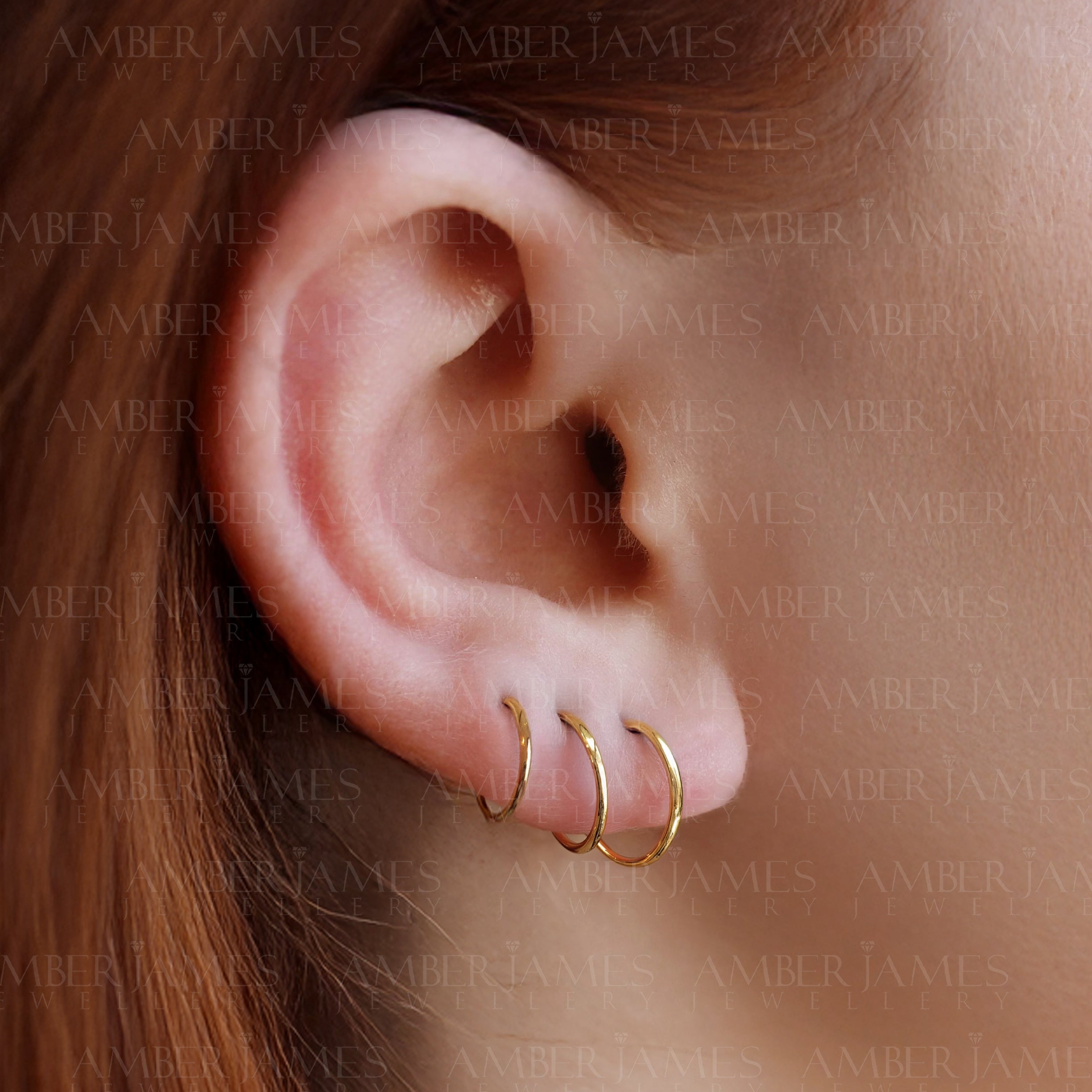 Tiny Huggie Hoop Earrings,Plain Helix Hoop Earrings, Dainty Hoop Earrings,Dainty Tiny Huggies, 18K Gold Plated Hoops,Sterling Silver Huggies