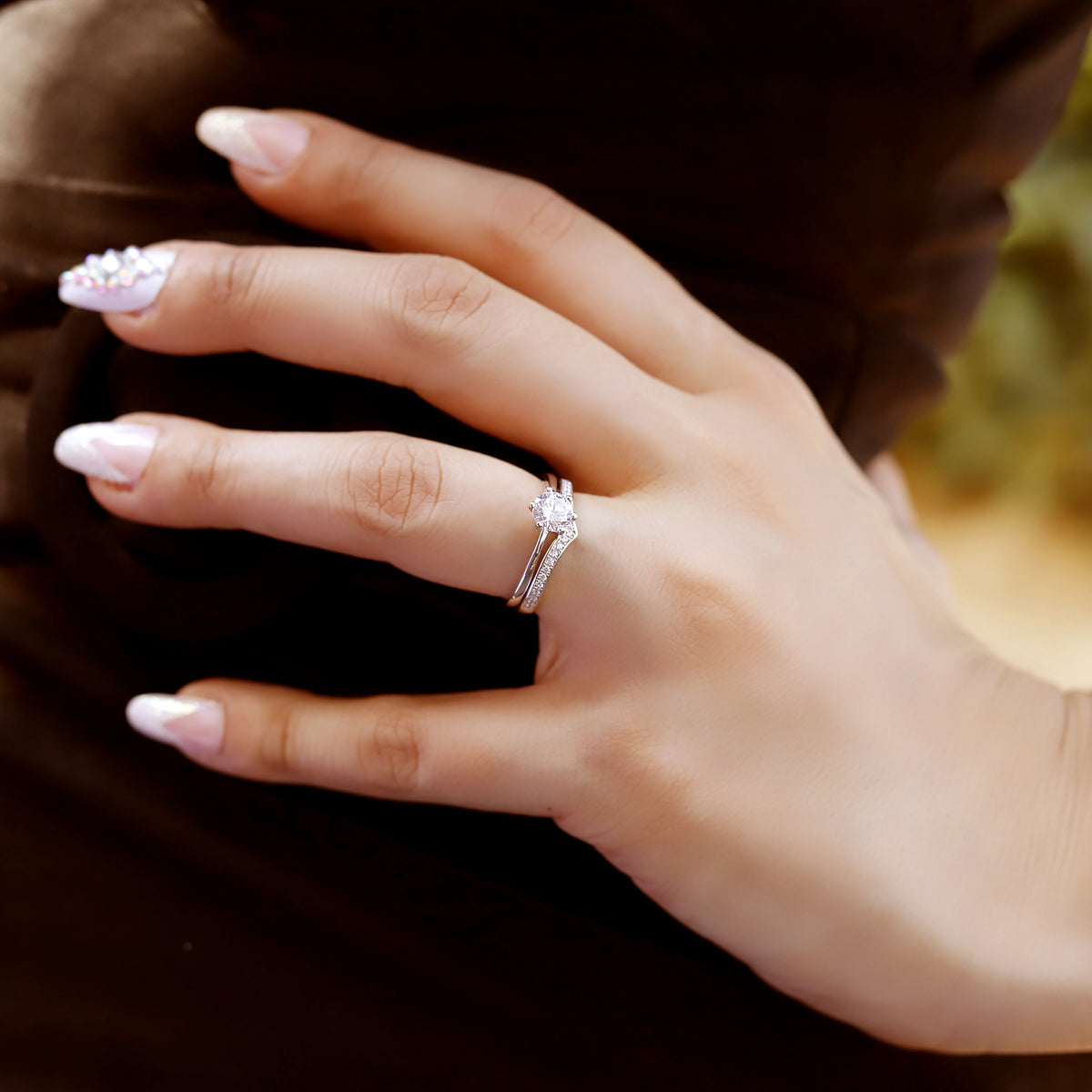 CHRISTINA - Eternal Wish & Crown Engagement Rings - Amber James Jewellery