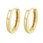 NELLY - Tiny Huggie Hoop Earrings,Plain Huggie Hoop Earrings,Dainty Hoop Earrings,Dainty Tiny Huggies, 18K Gold Plated Hoops,Sterling Silver Huggies - Amber James Jewellery