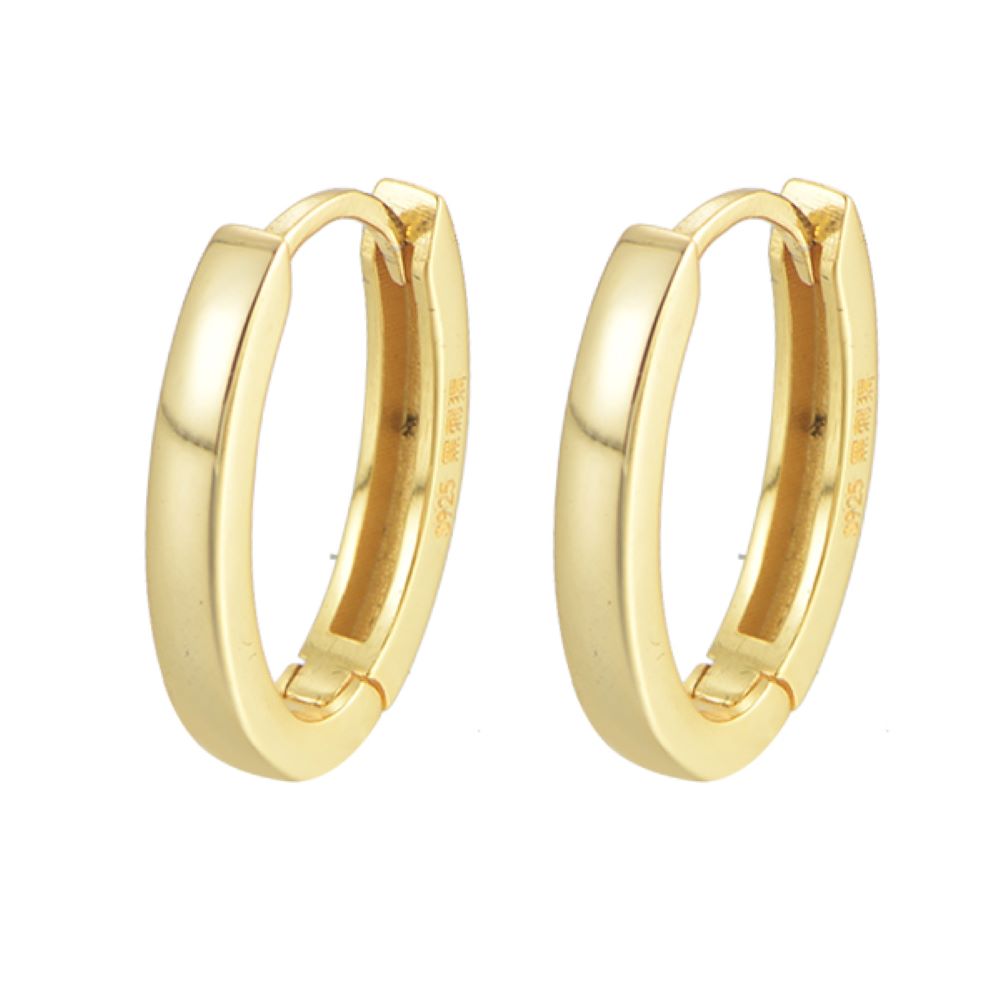 NELLY - Tiny Huggie Hoop Earrings,Plain Huggie Hoop Earrings,Dainty Hoop Earrings,Dainty Tiny Huggies, 18K Gold Plated Hoops,Sterling Silver Huggies - Amber James Jewellery