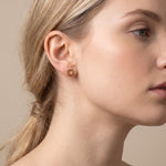 Tiny Stud Earring, Dainty Sun Earrings, Minimalist Earring - Amber James Jewellery