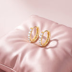 Minimalist Huggie Hoop Earrings | Dainty Hoops - Amber James Jewellery
