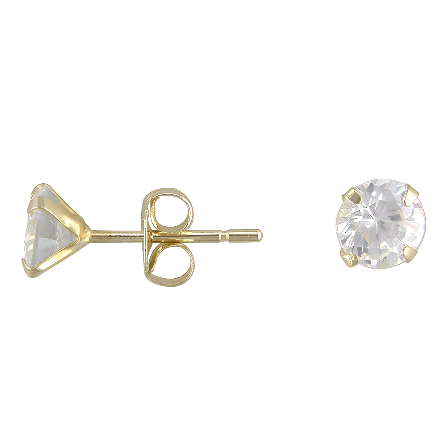 NINA - Gold Stud Earring - Amber James Jewellery