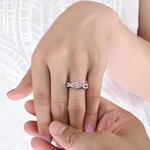 Amelia- Sterling silver round Solitaire Ring - Amber James Jewellery