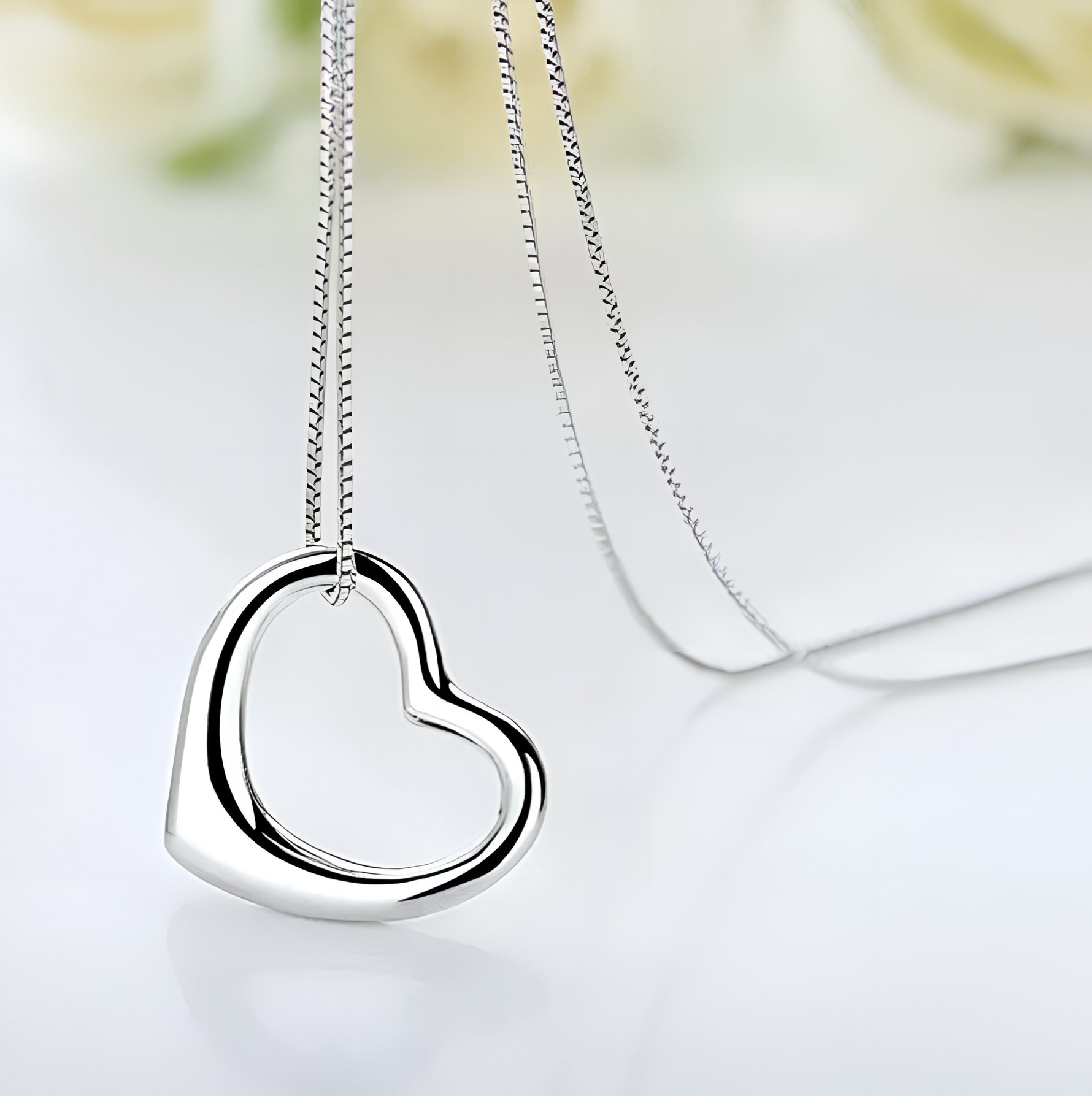 SAVANNAH - Delicate Open Heart Necklaces - Amber James Jewellery