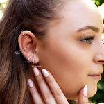 Minimalist Huggie Hoop Earrings | Dainty Hoops - Amber James Jewellery