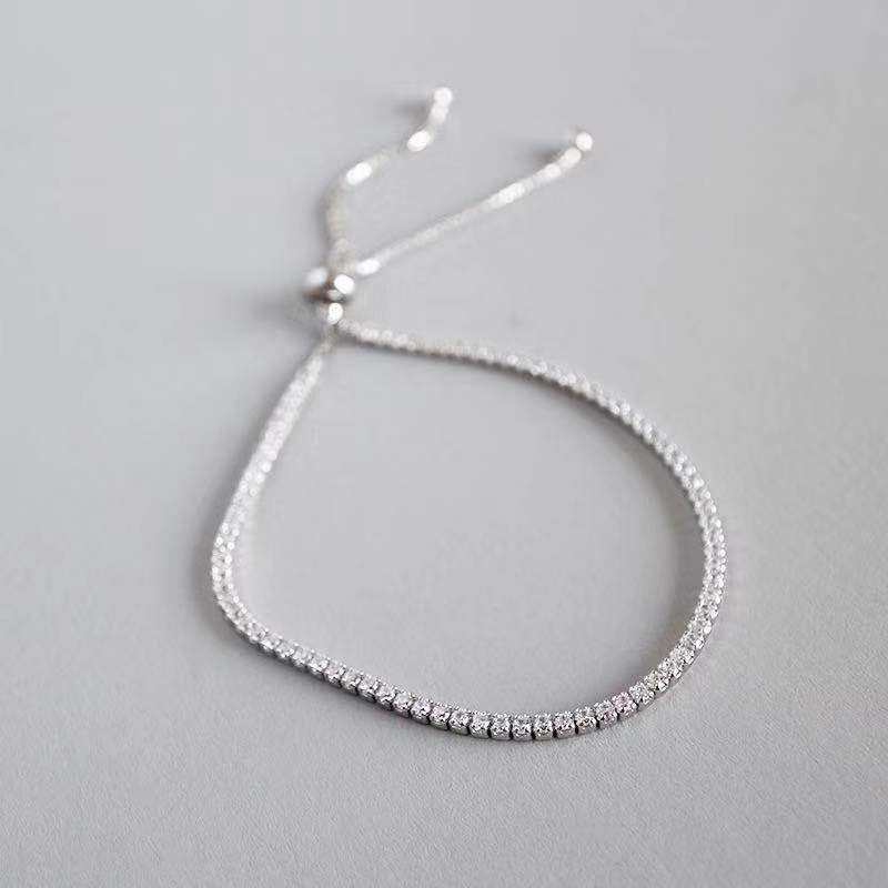 Bethia Sterling Silver Satellite Bracelet | Delicate Elegance - Amber James Jewellery
