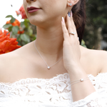 CHELSEA - Sterling Silver Round Solitaire Set - Amber James Jewellery