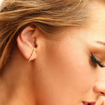 INDIE - Minimalist Lobe cuff Earrings - Amber James Jewellery
