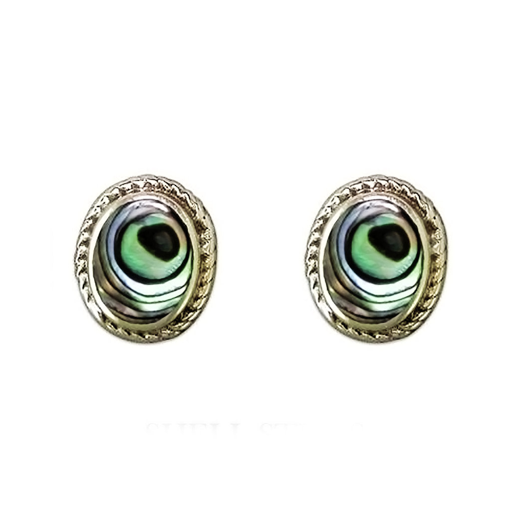 MADISON - Sterling Silver Nature Elegant Shell Stud Earrings - Amber James Jewellery