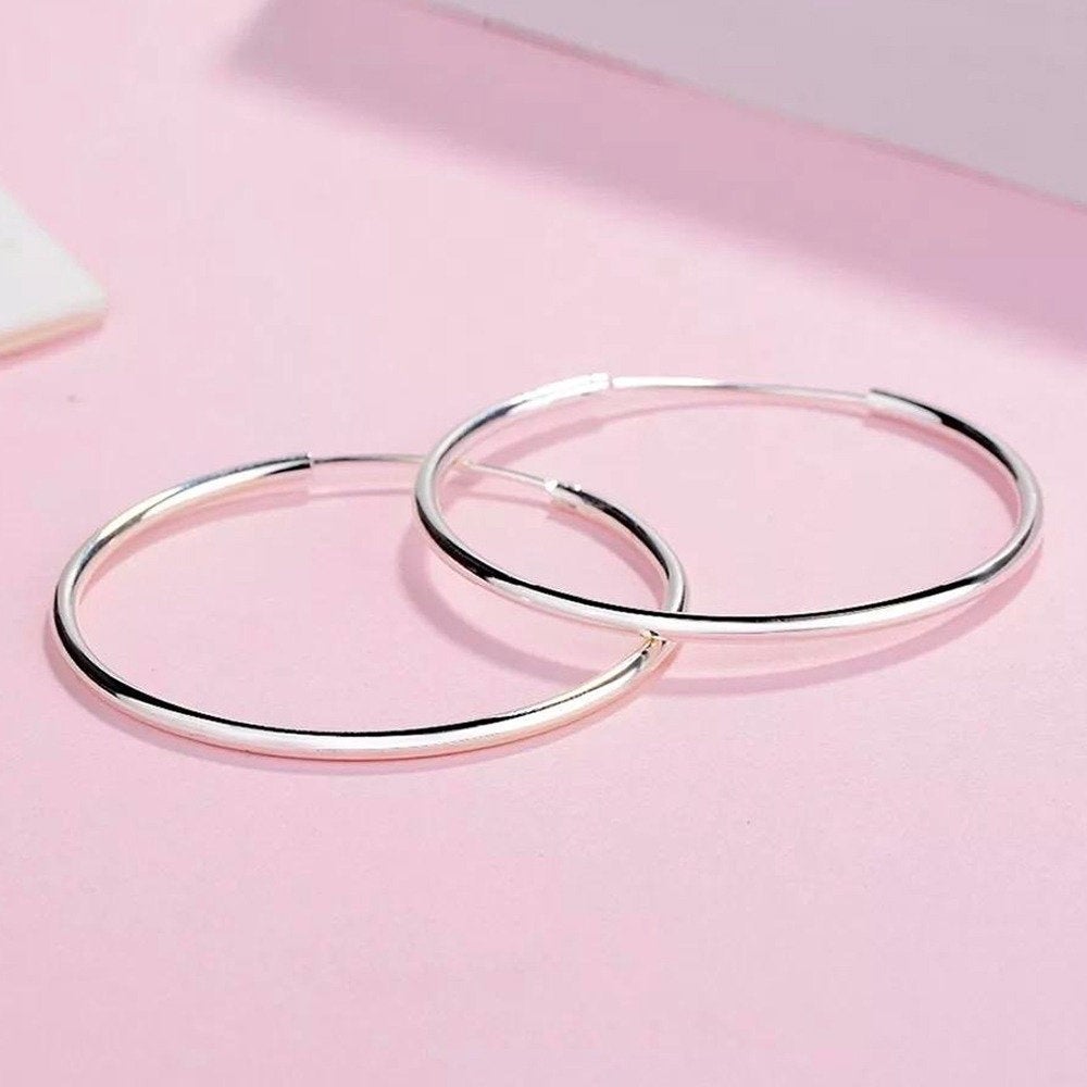 IQRA - Sterling Silver Huggie Hoop Earrings