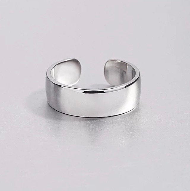 ANNA - Handmade Knuckle Chevron Sterling Silver Rings - Amber James Jewellery