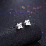 FAYE - Silver Stud Earring - Amber James Jewellery