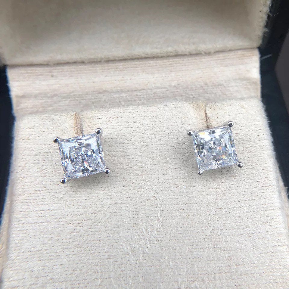 FAYE - Silver Stud Earring - Amber James Jewellery