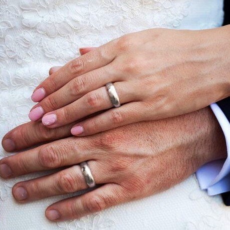 Jude - Sterling silver plain court style band ring 925 handmade 925 Sterling Silver unisex band