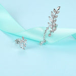 LANA - Silver Mismatched & Minimalist Earrings - Amber James Jewellery