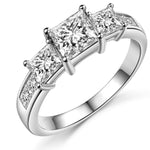 CHARLENE - New Princess  Bridal, Engagement & Wedding Band Ring - Amber James Jewellery