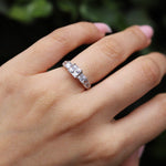 CHARLENE - New Princess  Bridal, Engagement & Wedding Band Ring - Amber James Jewellery