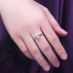 CANDICE - Cushion Solitaire Engagement Ring - Amber James Jewellery