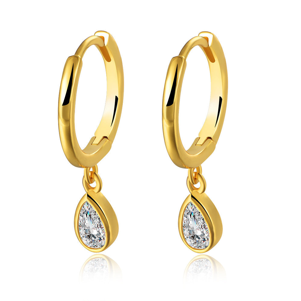 JULIETTE - Tiny Huggie Hoop Earrings - Amber James Jewellery