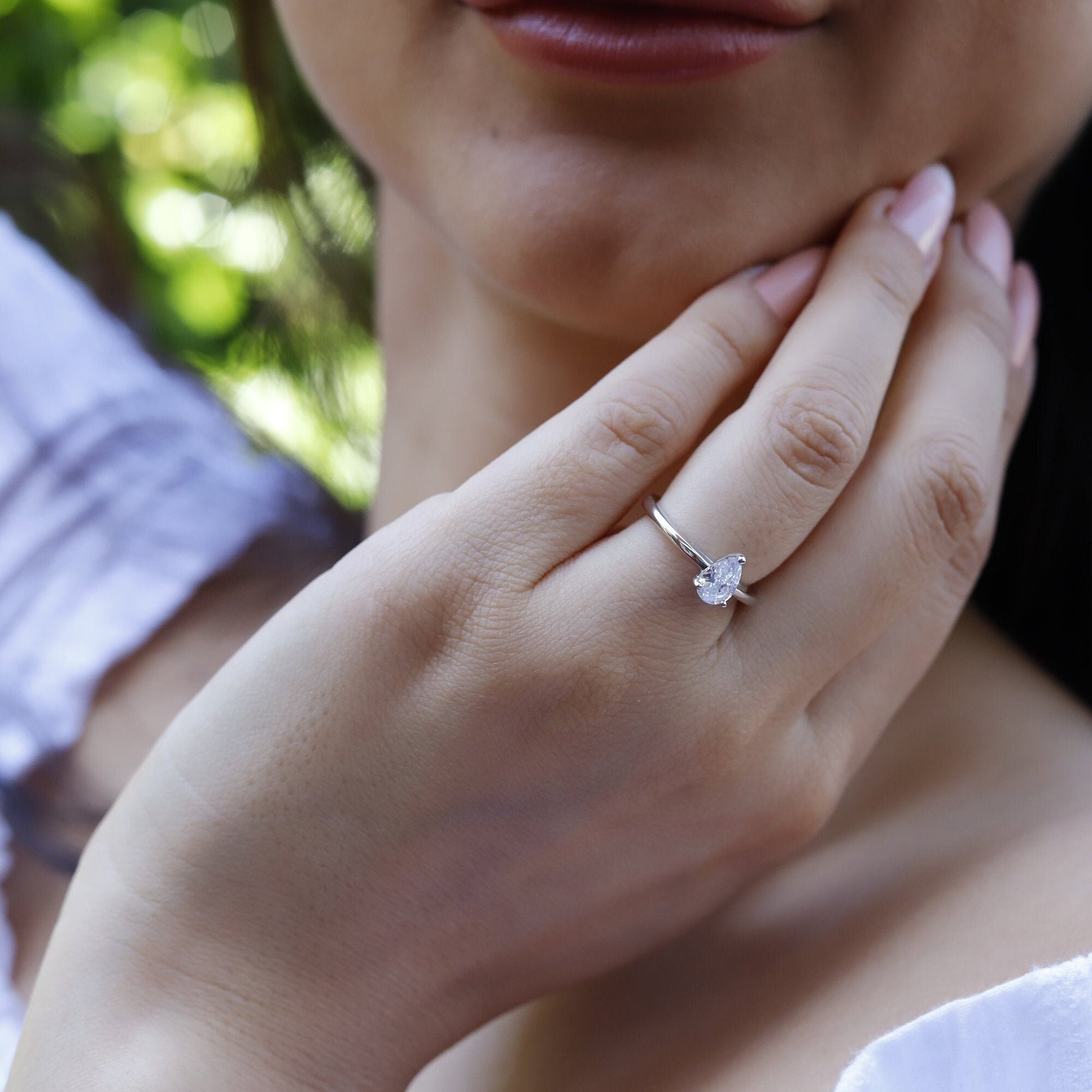 Myla - Promise Rings | Sterling Silver Engagement Ring | Promise Ring for women | Anniversary Ring in US UK sizes | High Quality!