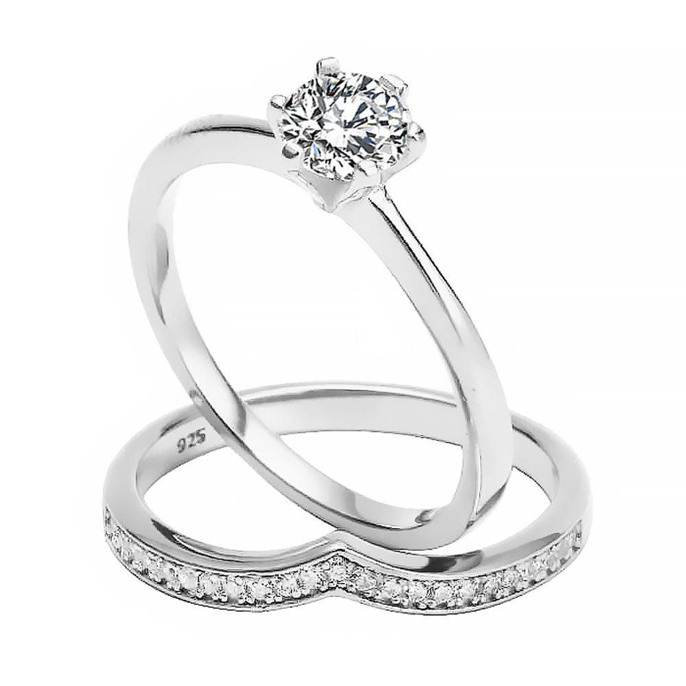 CHRISTINA - Eternal Wish & Crown Engagement Rings - Amber James Jewellery
