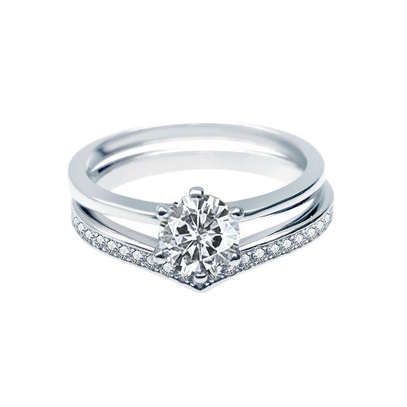 CHRISTINA - Eternal Wish & Crown Engagement Rings - Amber James Jewellery