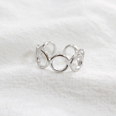 Anna - Knuckle rings set, Silver midi rings, Knuckle rings, Stacking rings, Sterling silver rings