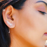LANA - Silver Mismatched & Minimalist Earrings - Amber James Jewellery