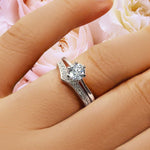 CHRISTINA - Eternal Wish & Crown Engagement Rings - Amber James Jewellery